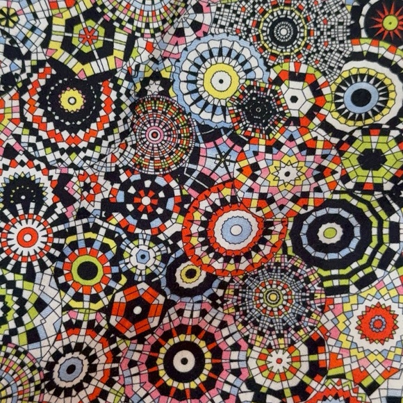 7camice Italian Shirt in  Colorful Geometric Button Down Shirt - Picture 4 of 7